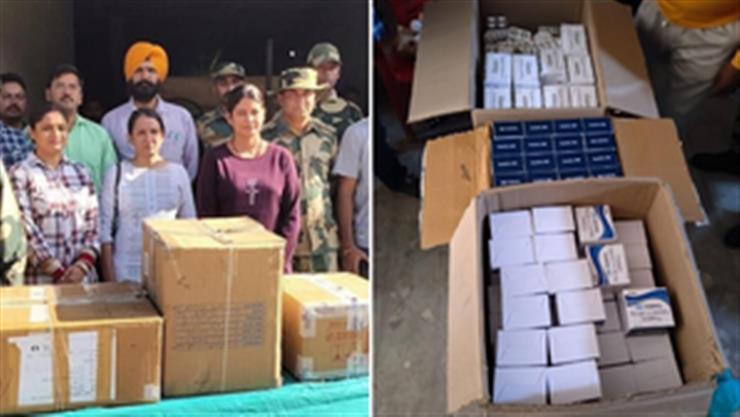 BSF seizes banned medicines in Punjab