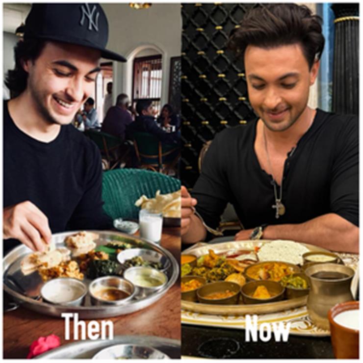 Aayush Sharma revisits Ahmedabad's Gordhan Thal restaurant for 'Ruslaan' promo
