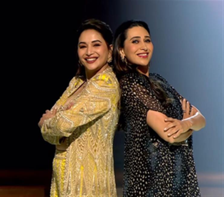 Madhuri, Karisma recreate ‘Dance of Envy’; Suniel Shetty calls them ‘greatest dancing stars ’