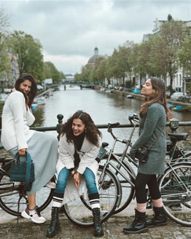 Taapsee's Amsterdam vacation with sisters is all about the ‘canal, cycling and siblings'