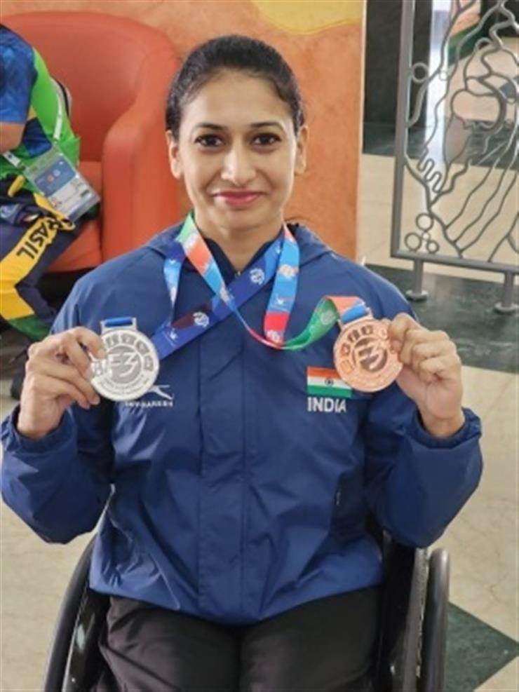 World Cup Parapowerlifting Manpreet, Khatun, Basha win medals on Day Two