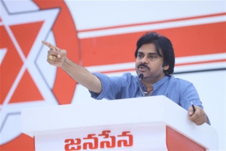 JanaSena Chief Pawan Kalyan in Kurupam Photos