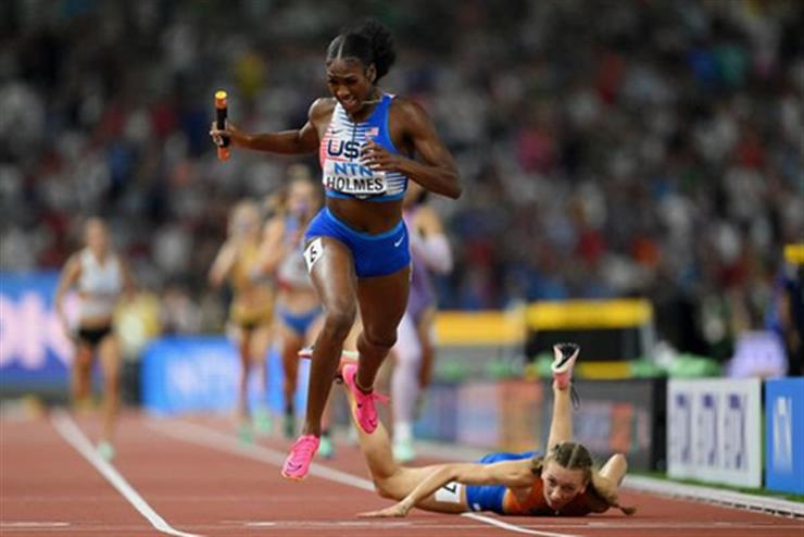 World Athletics Championships Usa Sets World Record In 4x400m Mixed