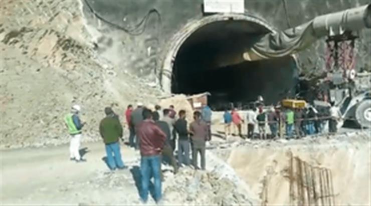 Uttarkashi Tunnel Collapse Efforts Underway To Rescue 40 Workers