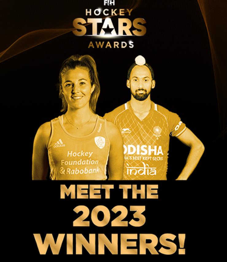 Xan de Waard (NED) and Hardik Singh (IND) named FIH Players of the Year!