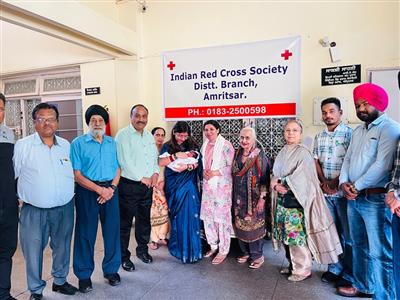 Another little baby in the cradle, Red Cross crib saved the lives of 193 children