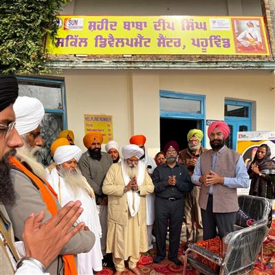 Sikhya Langar spreads to remote village Gurudwaras in Punjab.