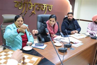 Efforts will be made to promote the art of chess of Amritsar worldwide: DC Amritsar