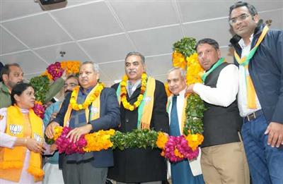 Jatinder Pal Malhotra re-elected Chandigarh BJP state president