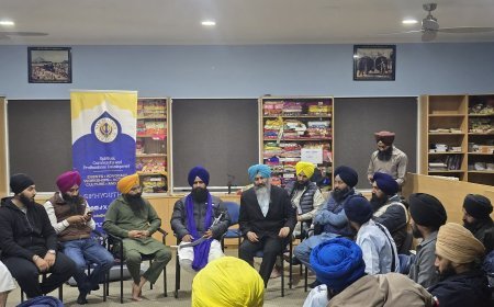 Jathedar Gargajj Engages with Sikh Youth in Auckland, Emphasizes Unity, Education, and Gurmat Values