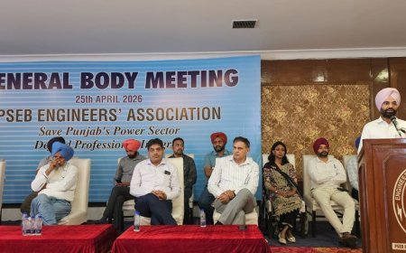 PSEBEA  general body  meeting condemns  political interference and arbitrary actions of government and management