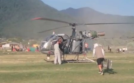 Helicopter Rescue Saves Two Paragliders in Remote Kangra Terrain