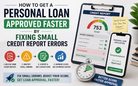 How to Get a Personal Loan Approved Faster by Fixing Small Credit Report Errors