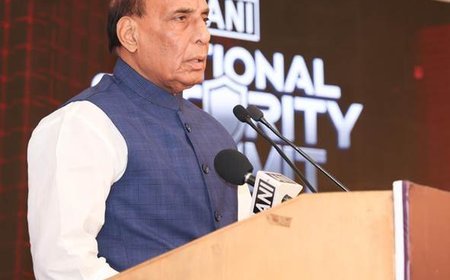 Op Sindoor demonstrates transition from diplomatic statements to concrete action on terror: Rajnath Singh