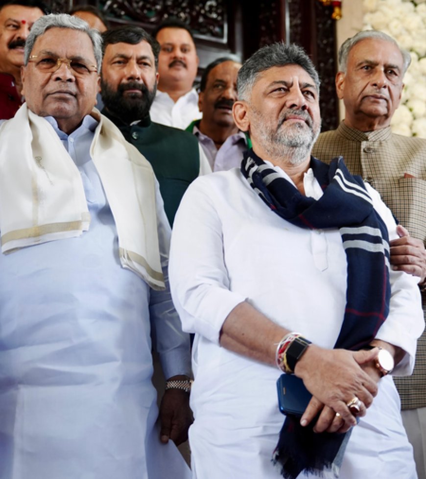 Hectic activity in K'taka Cong: Shivakumar camps in Delhi; Siddaramaiah meets supporters 