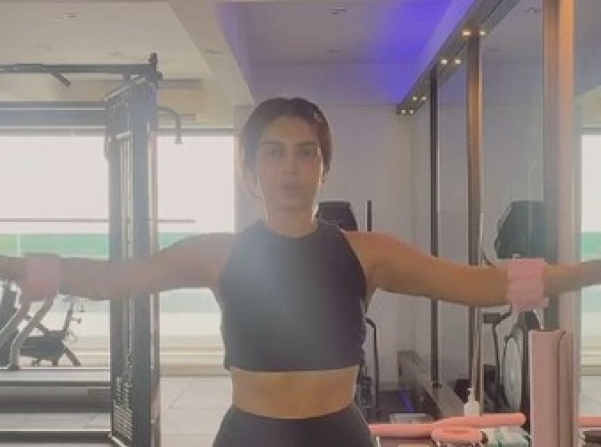 Bhumi Pednekkar has ‘jelly arms right now’ after an intense workout in gym 
