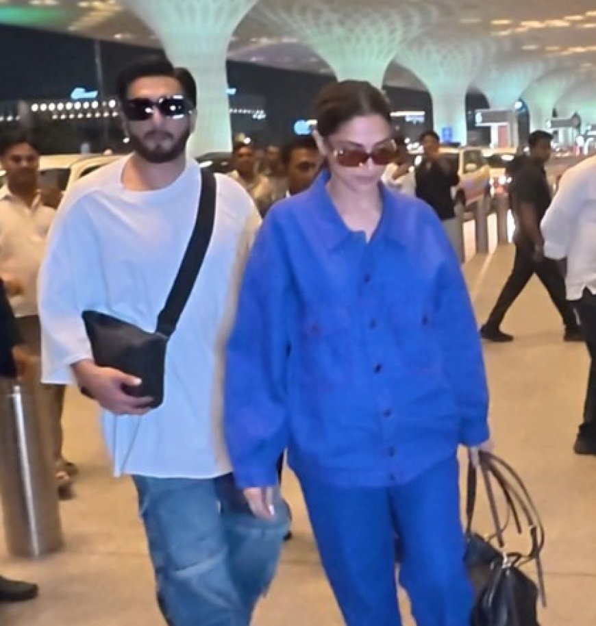 Ranveer Singh turns protective of mommy-to-be Deepika Padukone at airport