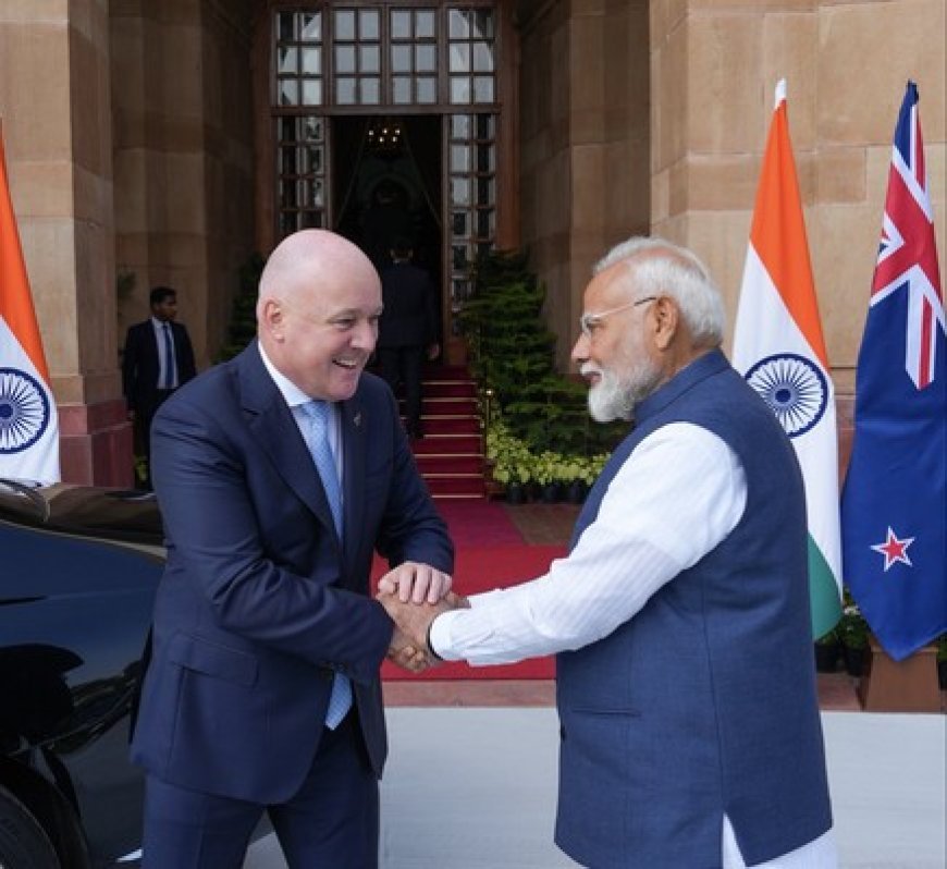 Once-in-a-generation opportunity: New Zealand PM hails FTA with India