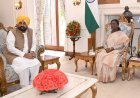 Punjab CM Bhagwant Singh Mann meets President, demands cancellation of membership of ‘Punjab de Gaddar’ Rajya Sabha MPs