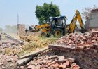 Police Demolishes Illegal Encroachment in Drug-Hit Toti Village; SSP Toora Leads Crackdown