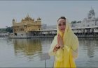 Bollywood actress Preity Zinta  paid obeisance  at Sachkhand  Sri Harmandir  Sahib