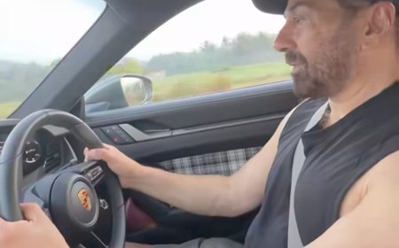 Sunny Deol unwinds with Satinder Sartaj's music during a peaceful drive early morning 