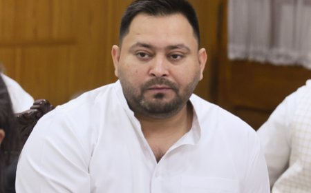 Tejashwi criticises Bihar govt over Vikramshila bridge collapse; levels corruption allegations