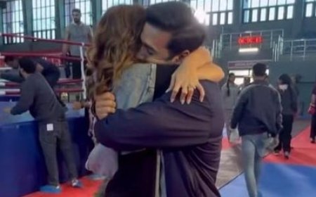 Kriti Kharbanda gives the tightest hug to the 'most wonderful boy' Pulkit Samrat