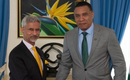 EAM Jaishankar holds series of bilateral meetings with Jamaican ministers, business leaders