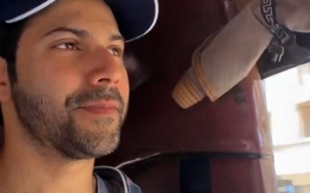 Varun Dhawan ditches luxury car, opts for rickshaw ride on Mumbai streets 
