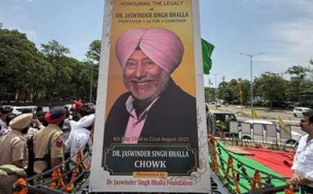 Mohali chowk named after celebrated actor, comedian Jaswinder Bhalla