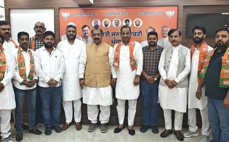 Naygaon Congress Councillor Susheel Sharma, Social Worker Sharwan Singla Join BJP 