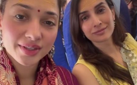 Tamannaah Bhatia, Pragya Kapoor call visit to Ujjain’s Mahakaleshwar Temple: Amazing