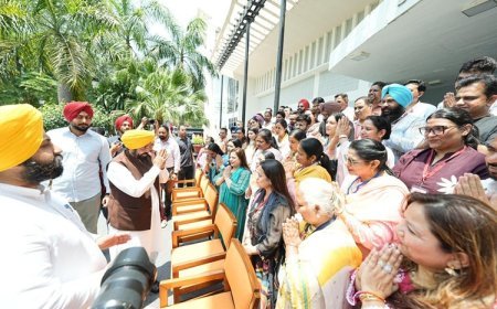 72 teachers from Punjab Govt schools leave for Finland for training, giving further strength to Bhagwant Mann Govt's ‘Shikhya Kranti’