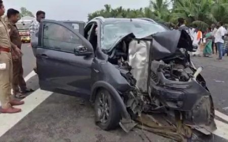 TN: Family of five killed in Madurai highway crash after temple visit 