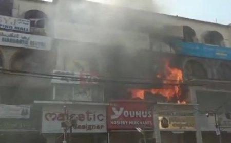 Hyderabad: Fire breaks out in shopping complex near Charminar; no casualties