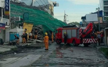 Four dead, 17 missing after under-construction building collapse in northern Philippines