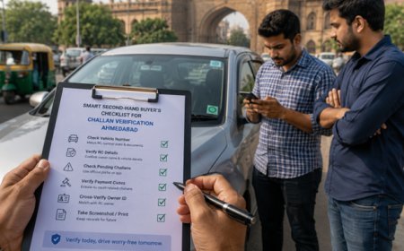 The Smart Second-Hand Buyer's Checklist for Challan Verification in Ahmedabad