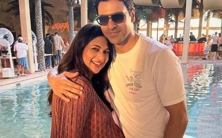 Mom-to-be Divyanka Tripathi steps out for a romantic date evening with Vivek Dahiya ahead of delivery