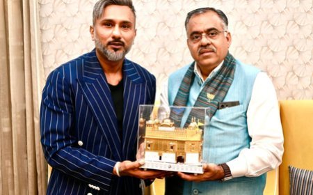 Yo Yo Honey Singh meets BJP’s Tarun Chugh, discusses ways to curb Punjab’s drug problems