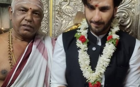 After FWICE's boycott Ranveer Singh offers prayers at the Chamundeshwari Temple