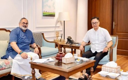 Rajeev Chandrasekhar raises Manambam dispute with Rijiju, seeks removal of 'illegally listed' properties on UMEED