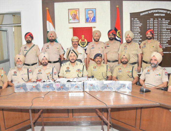Five linked to cross-border arms smuggling module held with 8 pistols