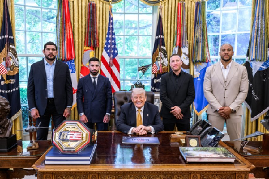 Trump to host UFC fight at White House next month