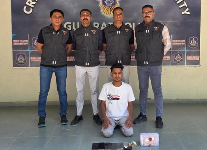 Ahmedabad Crime Branch nabs wanted man with drugs worth Rs 14 lakh