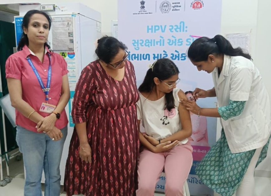 Ahmedabad achieves 65 pc target in free HPV vaccination drive for adolescent girls