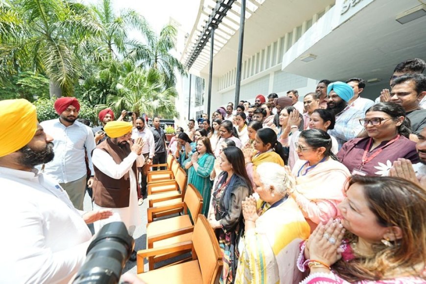 72 teachers from Punjab Govt schools leave for Finland for training, giving further strength to Bhagwant Mann Govt's ‘Shikhya Kranti’