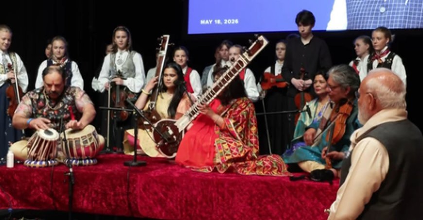 PM Modi receives warm welcome from Indian community in Norway