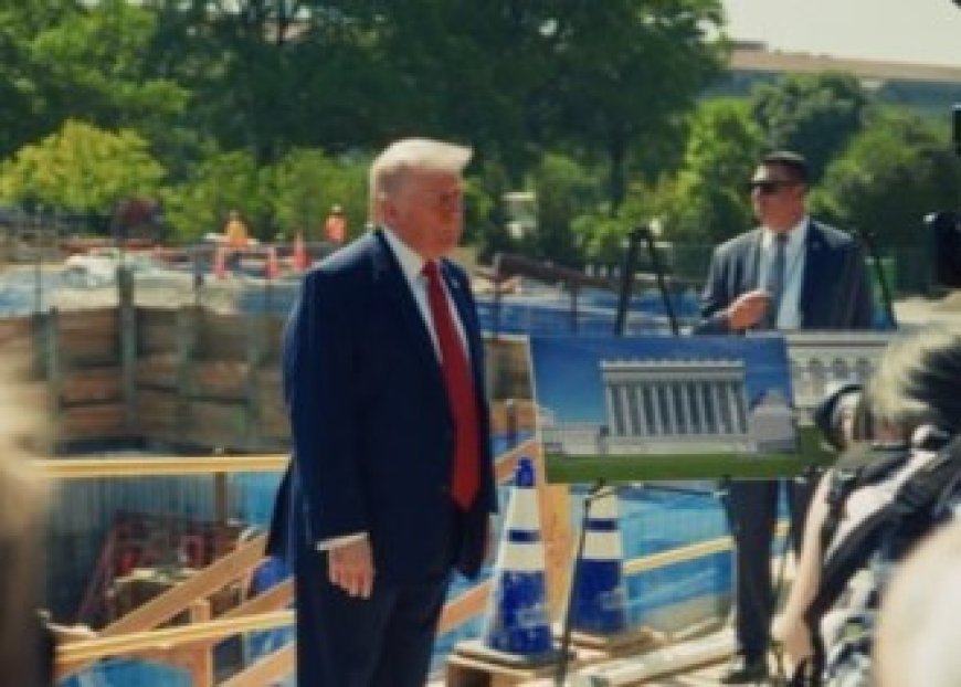Trump unveils ‘drone-proof’ White House ballroom