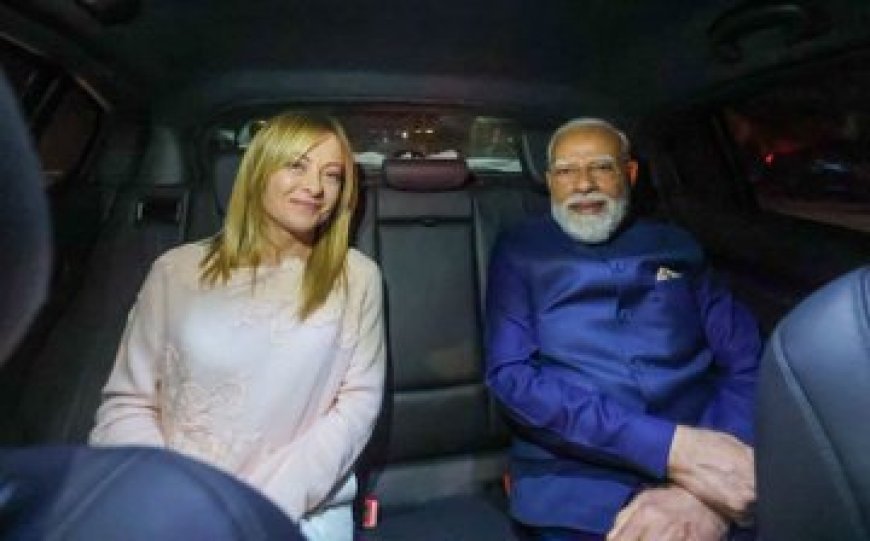 PM Modi attends dinner hosted by Giorgia Meloni, says 'looking forward to our talks'